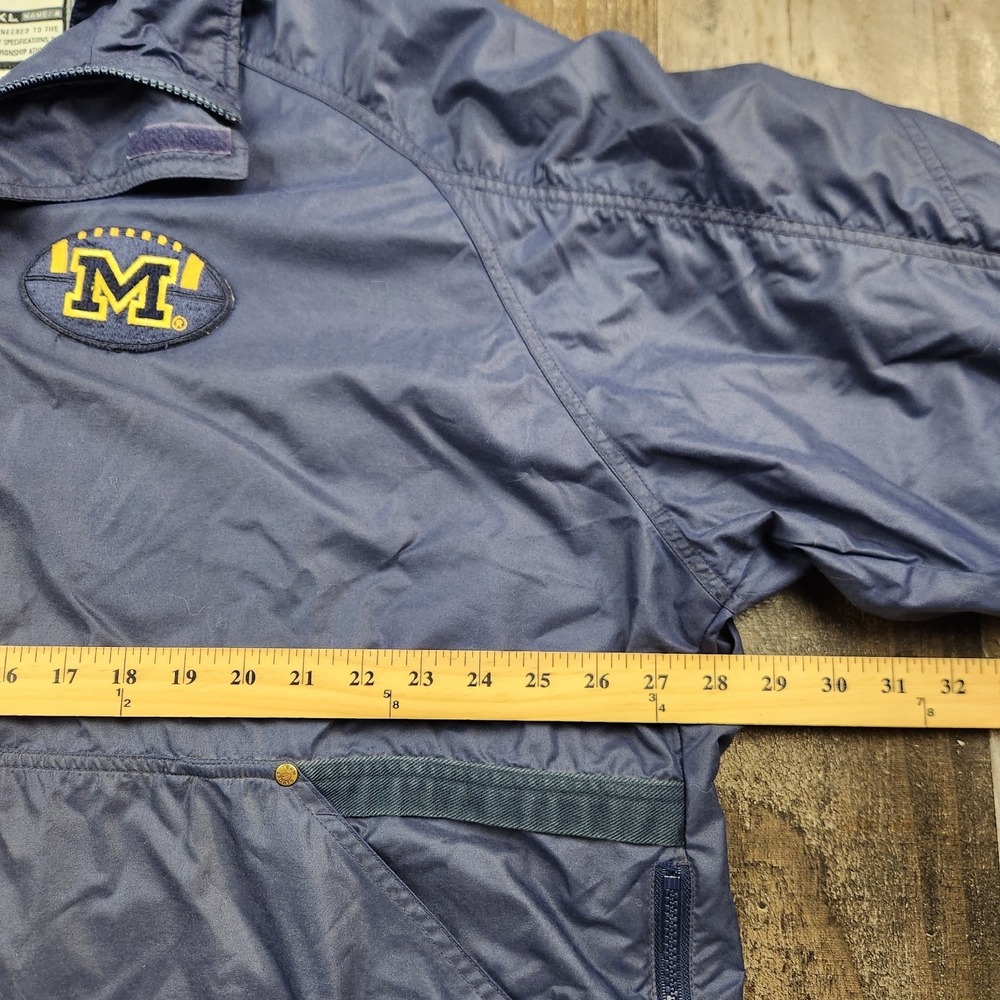 Nike Team Sports NCAA Michigan Wolverines size 2XL Windbreaker Anorak Jacket - Picture 6 of 13